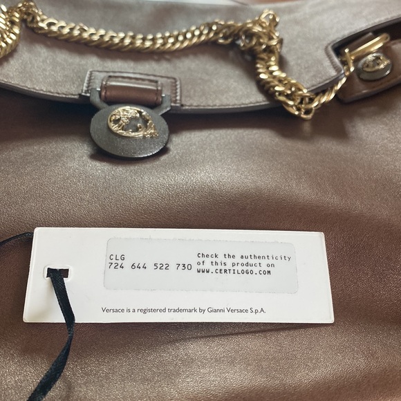 Versace Collection Handbag Vitello Perlato - Picture 8 of 8